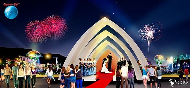 Rio de Janeiro, Brazil News, Brazil, Rock in Rio, Rock in Rio 2015, Capela da Cidade do Rock, Barra da Tijuca, Cidade do Rock, Marriage in Rio de Janeiro