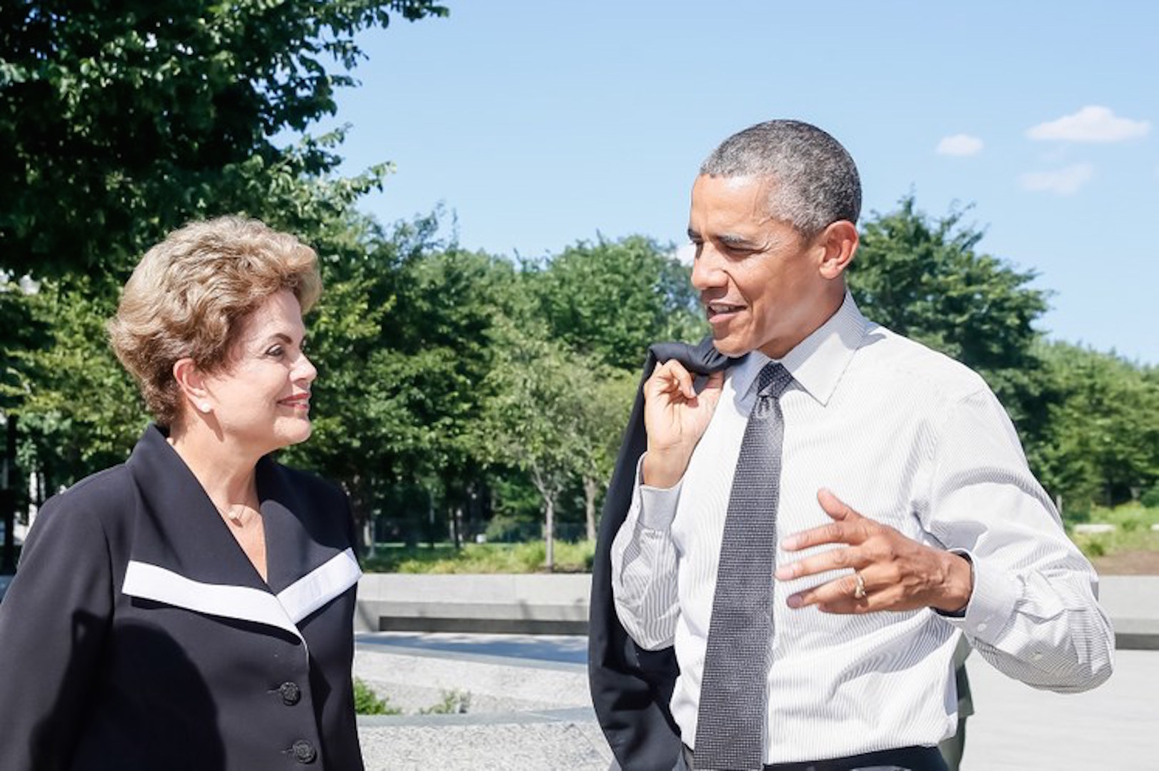 Brazil’s President Rousseff Meets with President Obama in U.S.