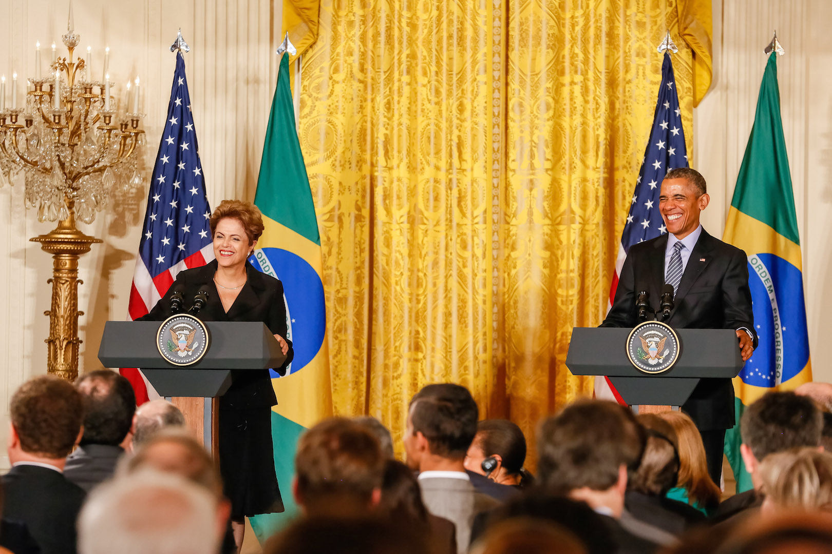 Brazil’s Rousseff and President Obama Hold Press Conference