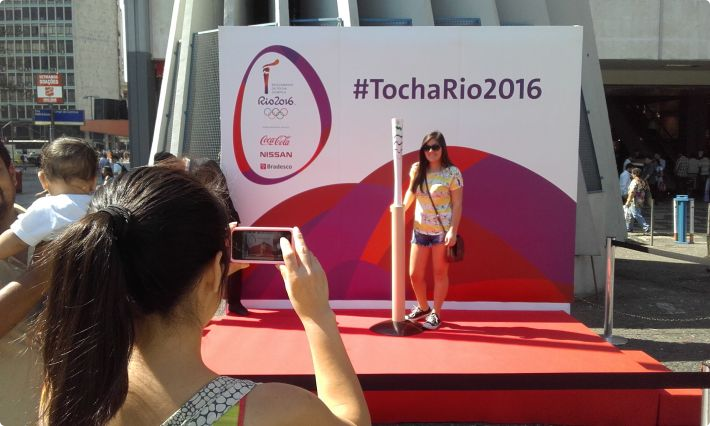 Olympic Torch Relay Celebrated in Countdown to Rio 2016