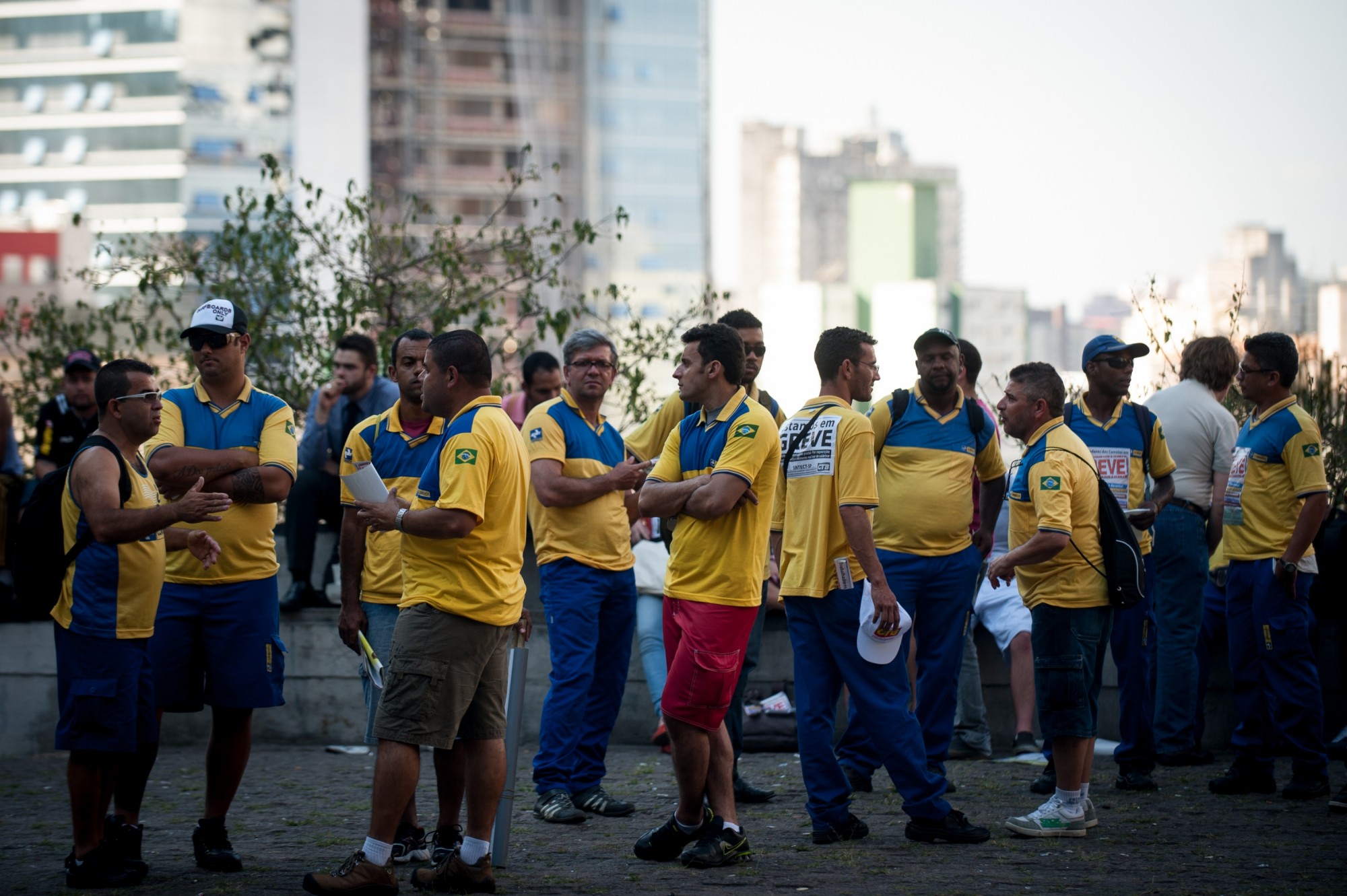 postal workers in SP strike photo Marcelo Camargo AgBr