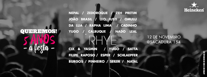 Rio Nightlife Guide for Thursday, November 12, 2015
