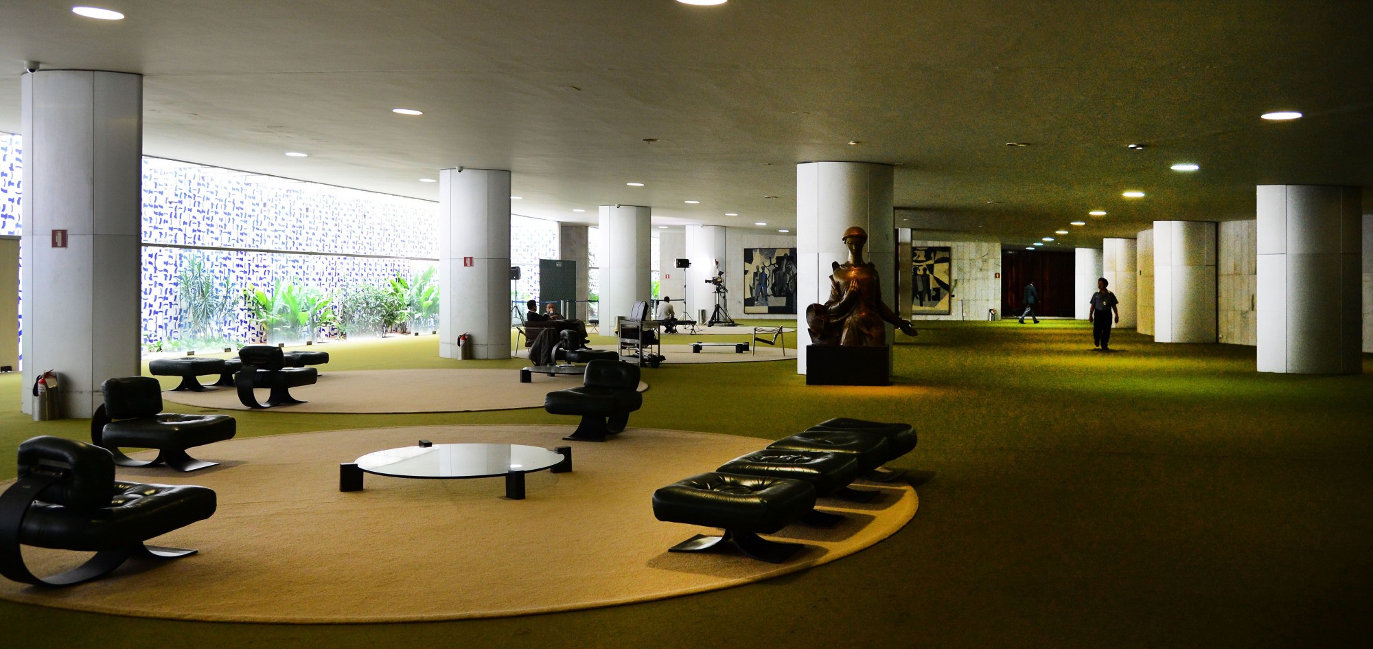 Brazil's Congress nearly empty this week due to the start of the legislative recess, which runs until beginning of February, 2016, Brasilia, Brazil