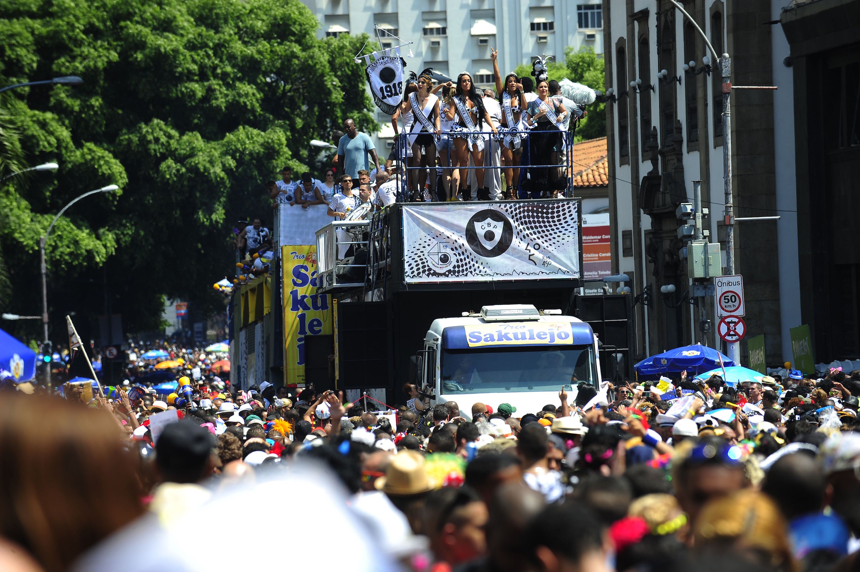 Cordão da Bola Preta bloco in Centro for Rio 2015 Carnival, Rio de Janeiro, Brazil, Brazil News