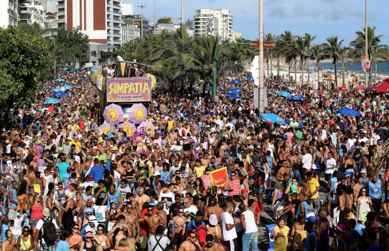 Carnival 2015 Bloco Simpatia É Quase Amor in Ipanema, Rio de Janeiro, Brazil, Brazil News