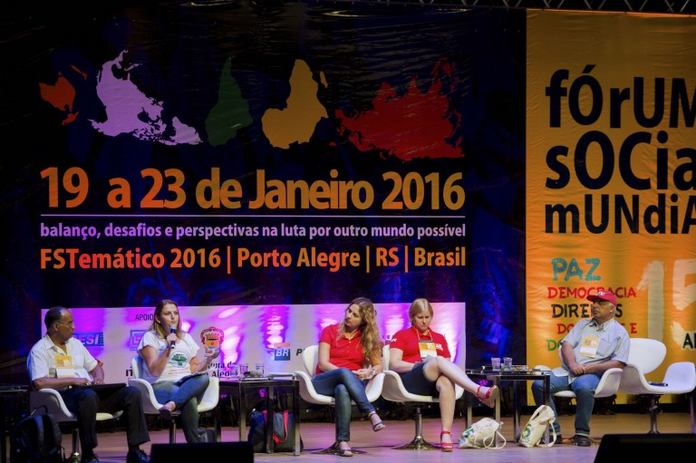 World Social Forum Held in Porto Alegre, Brazil
