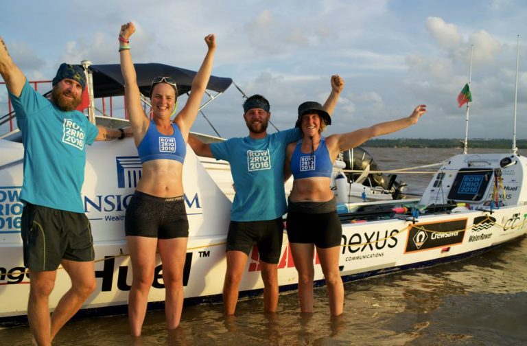 Rowing Team Land in Brazil After Grueling Atlantic Crossing