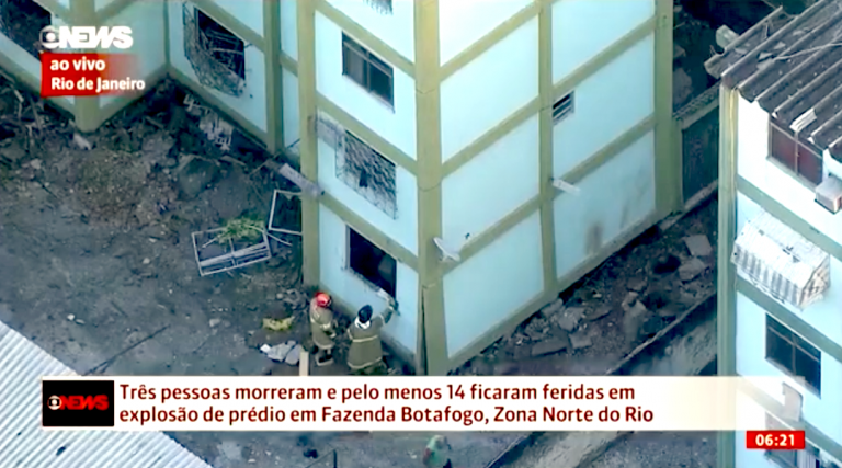 Explosion in North Zone of Rio Kills Five and Injures Thirteen
