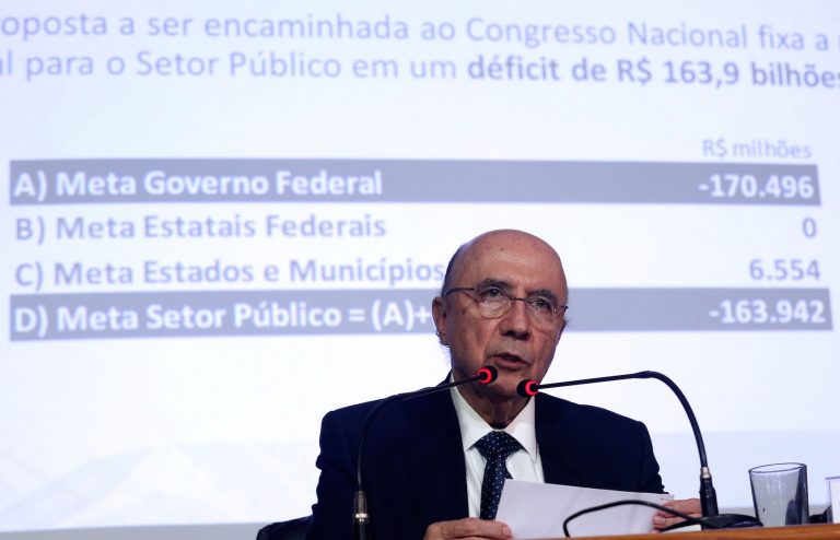 Brazil, primary deficit,Finance Minister, Henrique Meirelles, during presentation of new primary deficit to be approved by Congress,