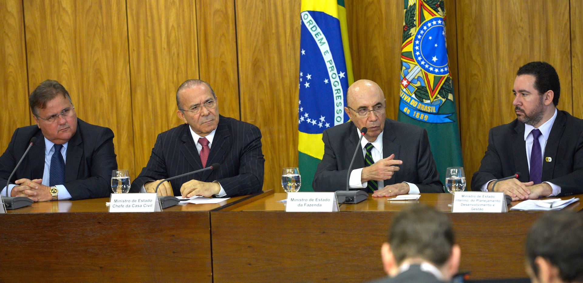 Brazil, Meirelles,Brazilian government's new economic team announces new economic measures