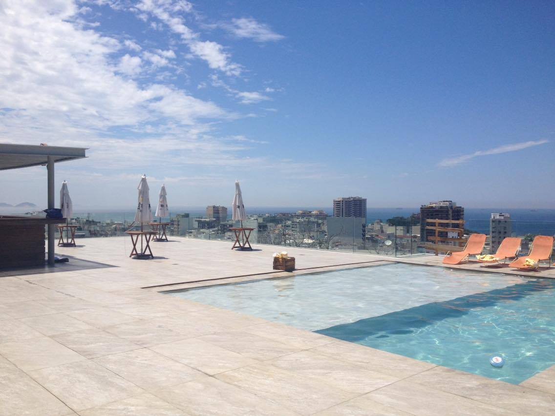 The rooftop and pool at Casa Mosquito, Rio de Janeiro, Brazil, Brazil News