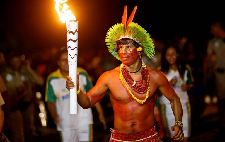 Olympic Torch in Brazil