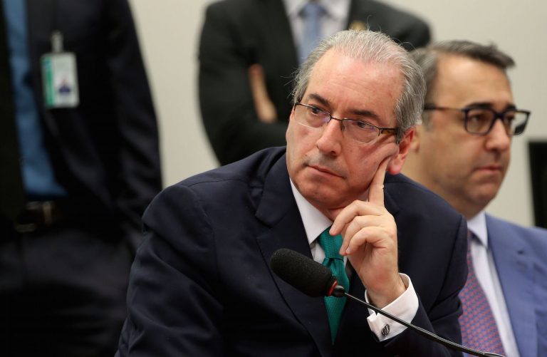 Brazil, Brasilia,Eduardo Cunha last week during hearing at Chamber's Ethics Committee