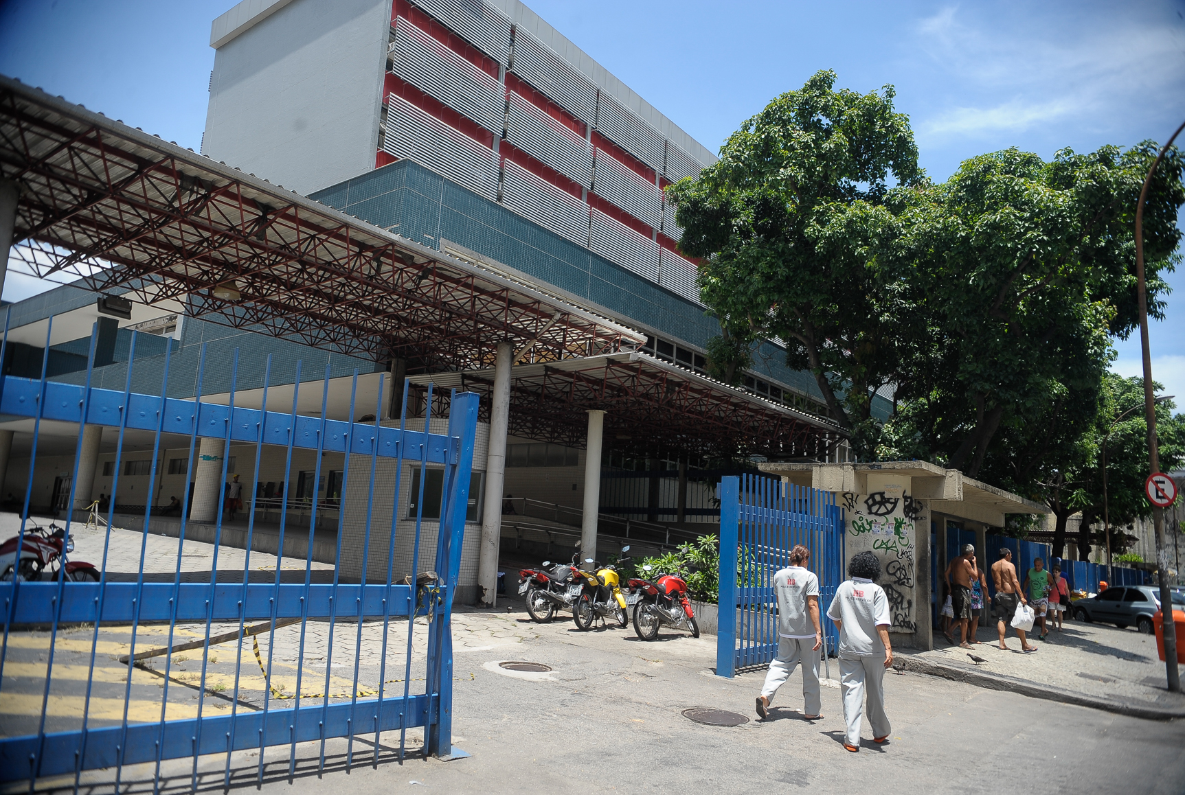 Brazil, Rio de Janeiro,Souza Aguiar Hospital in the center of Rio de Janeiro was the stage of a daring prisoner rescue mission on Sunday morning.