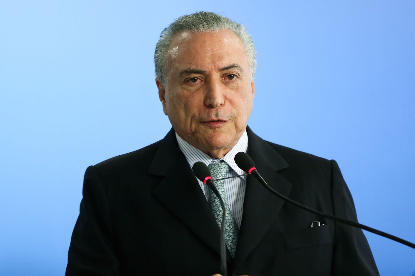 Brazil, Brasilia,Interim President Michel Temer completed a month in office on Sunday