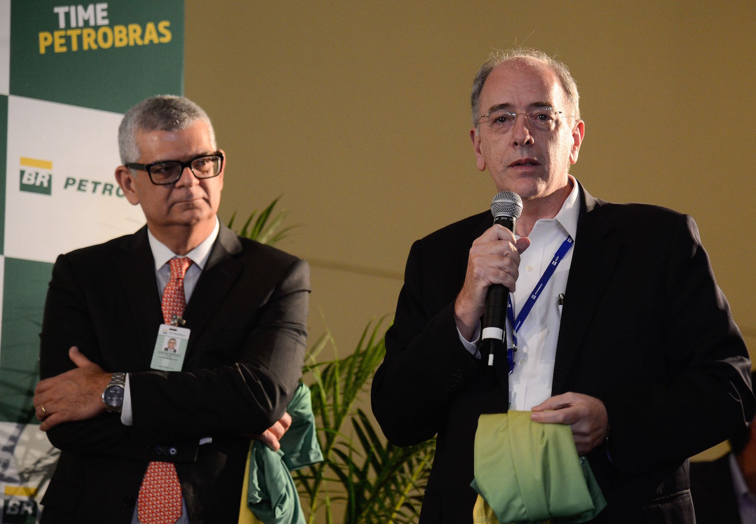 Brazil,Petrobras CEO Pedro Parente speaks to reporters on Thursday