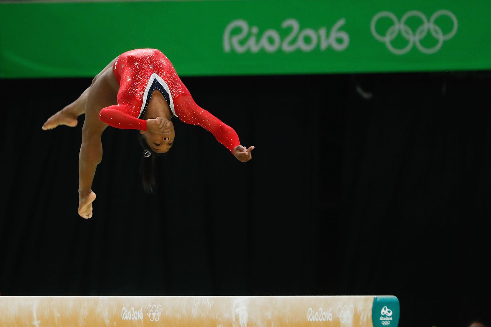 Brazil, Rio de Janeiro,U.S.'s Simone Biles, beam routine won her a bronze medal on Monday