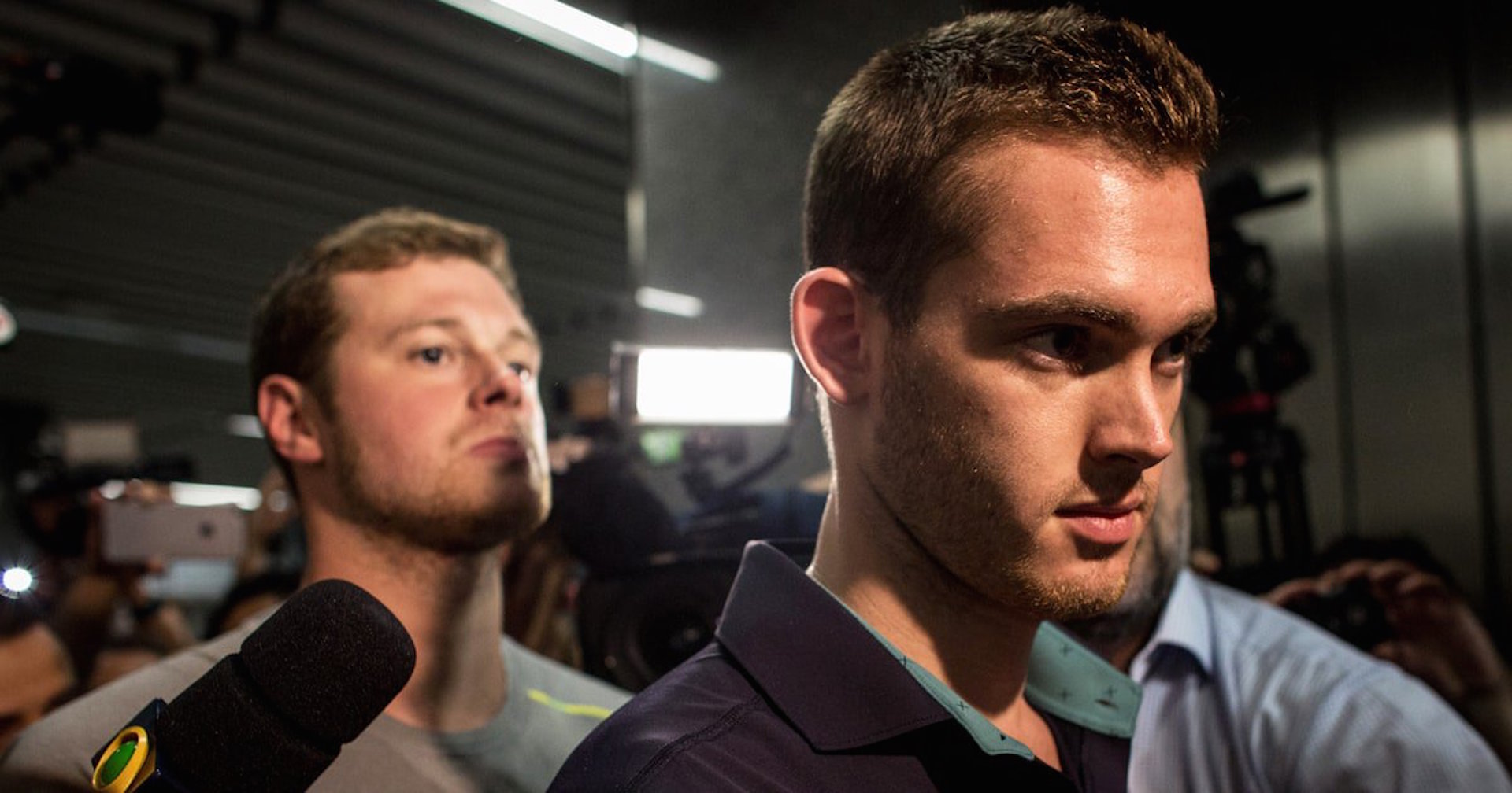 Brazil, Rio de Janeiro,U.S. swimmers detained at Rio's international airport on Wednesday night,