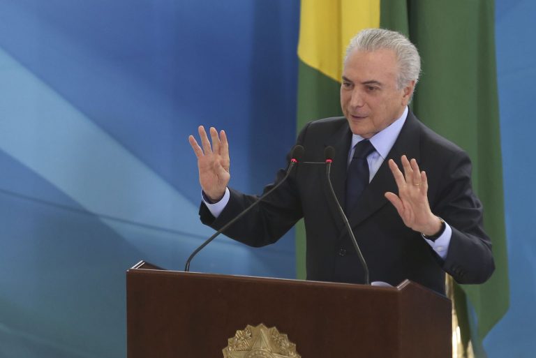 In his fifth international trip, Brazil's President Michel Temer heads off to Asia on Friday