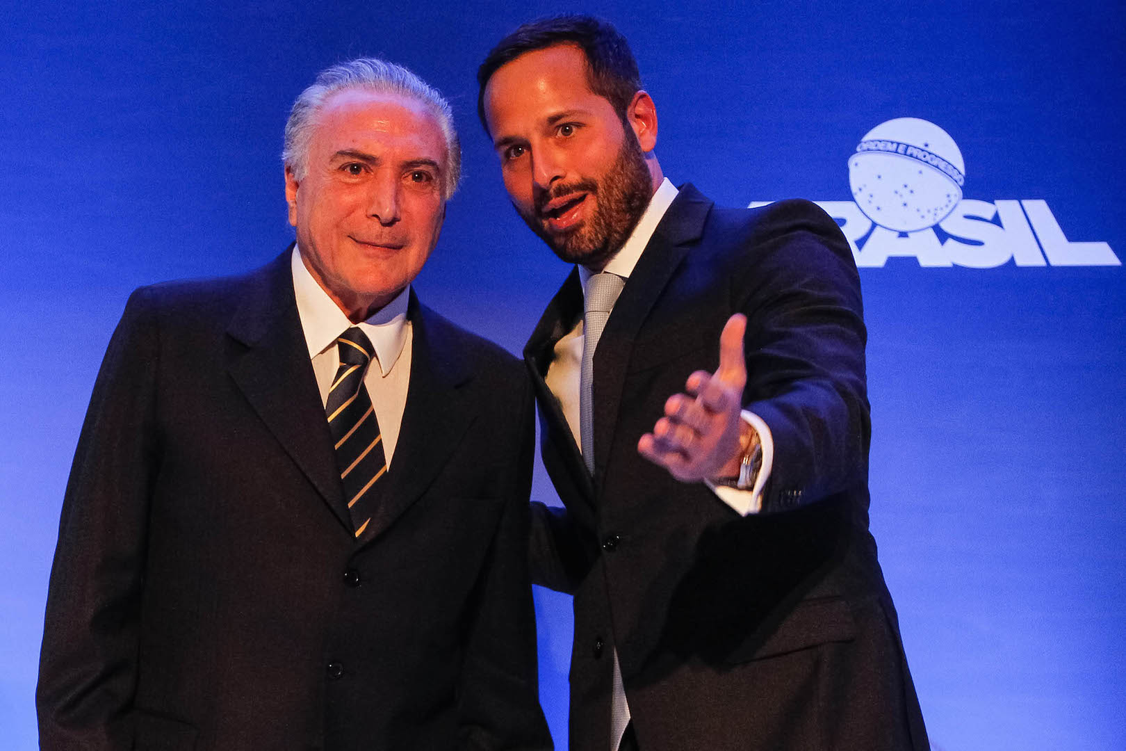 Brazil,President Michel Temer and former culture Minister Marcelo Calero