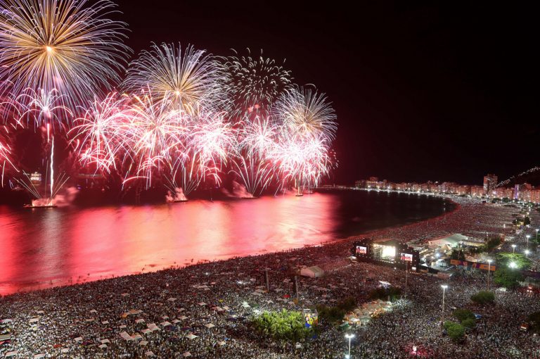 The fireworks in Copacabana are among the confirmed spectaculars for New Year, photo by Fernando Maia | Riotur.