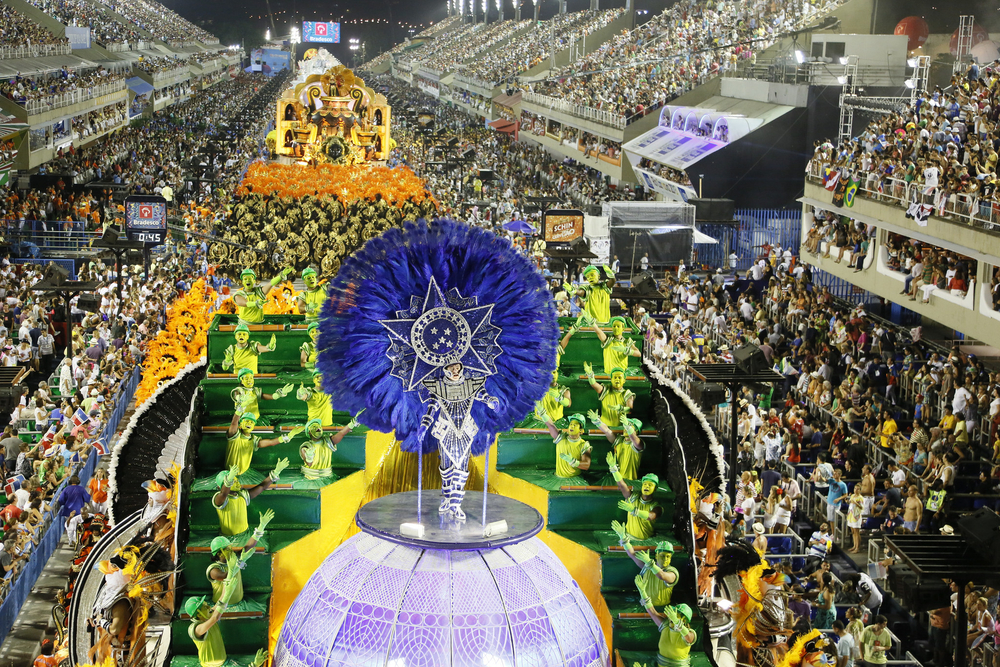 Samba school, carnival parades, Rio de Janeiro, Brazil
