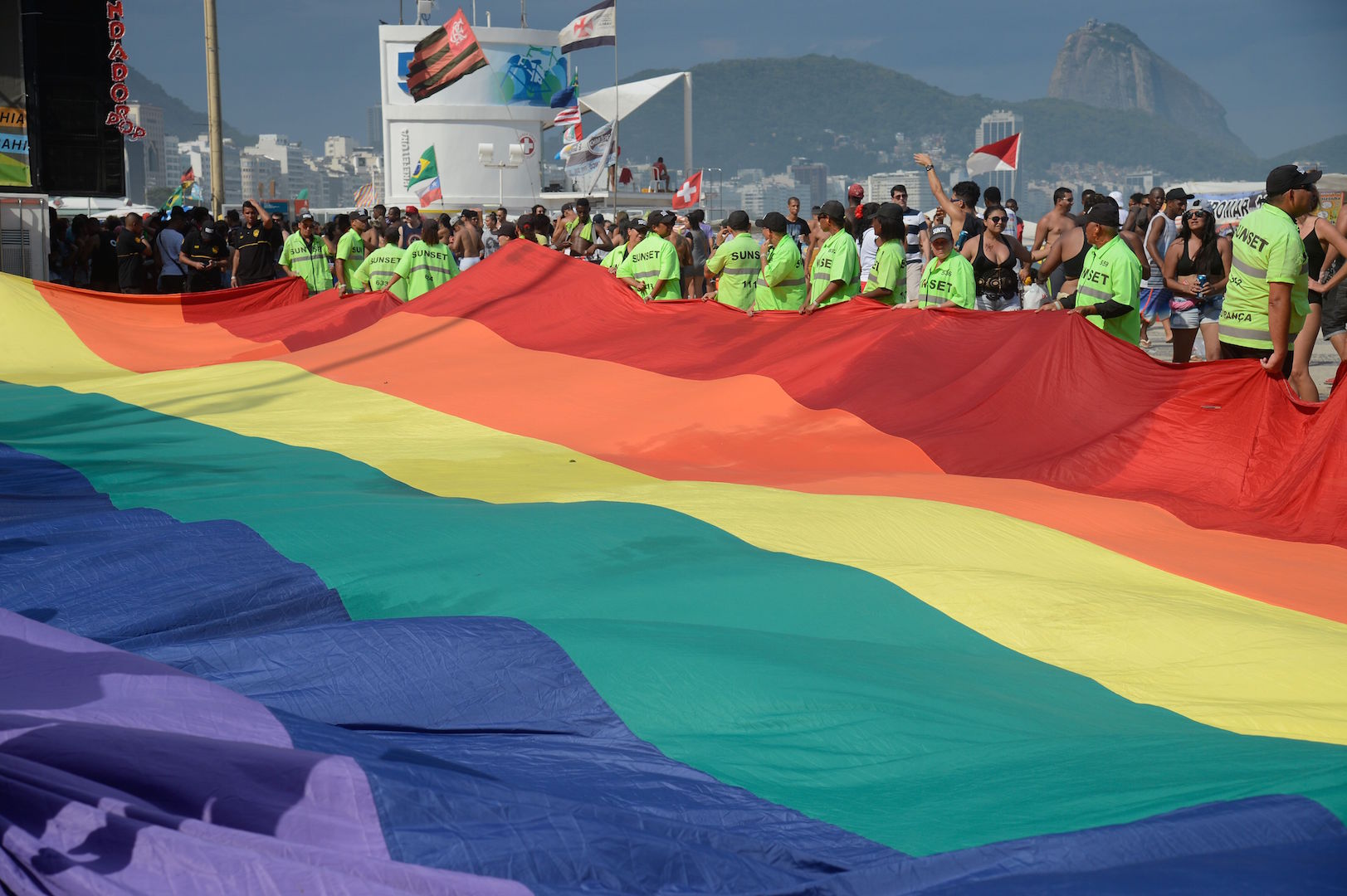 Brazil, Rio de Janeiro,Rio's Gay Pride Parade this year focused on gender identity,