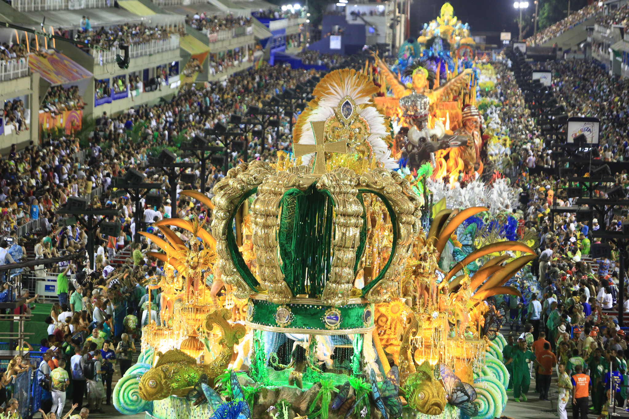 Samba schools parade through Rio de Janeiro's Sambadrómo, photo by Raphael David/Agência Brasil. Brazil, Brazil News, Rio de Janeiro, Sambadrome, Carnival, Carnival 2017