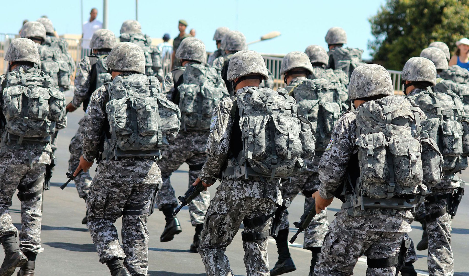 Brazil, Brasilia,Armed Forces have been authorized to help with security inside prisons,