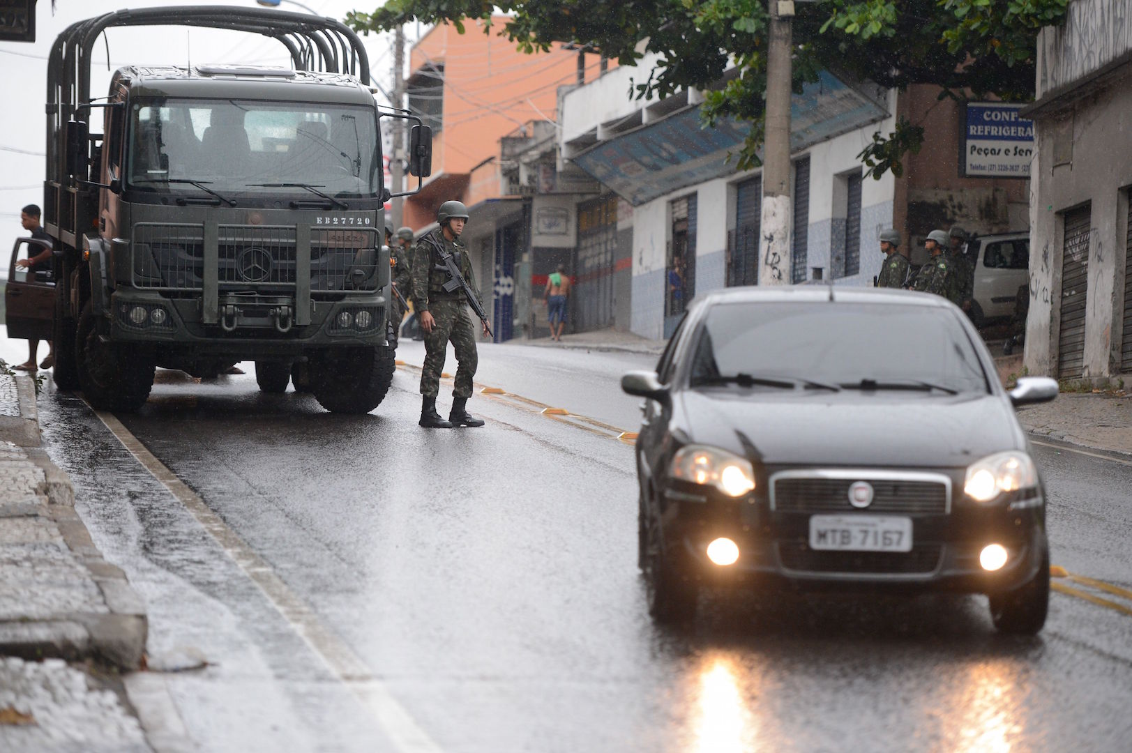 Brazil,Brazil's government announced armed forces will continue to patrol cities in Espirito Santo