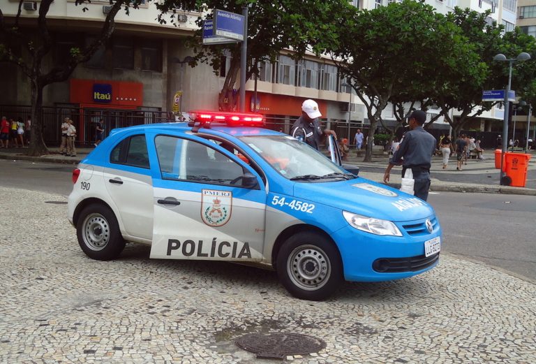 Brazil,Military police in Rio de Janeiro,