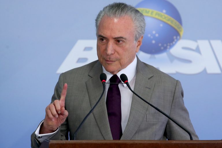 Brazil’s President Temer Authorizes Armed Forces in Rio