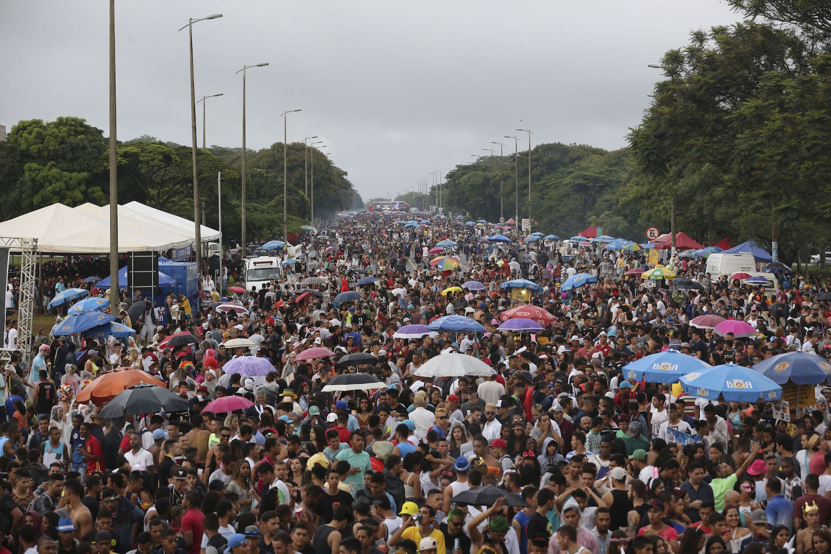 Brazil,Carnival in Brasilia draws thousands to the streets,