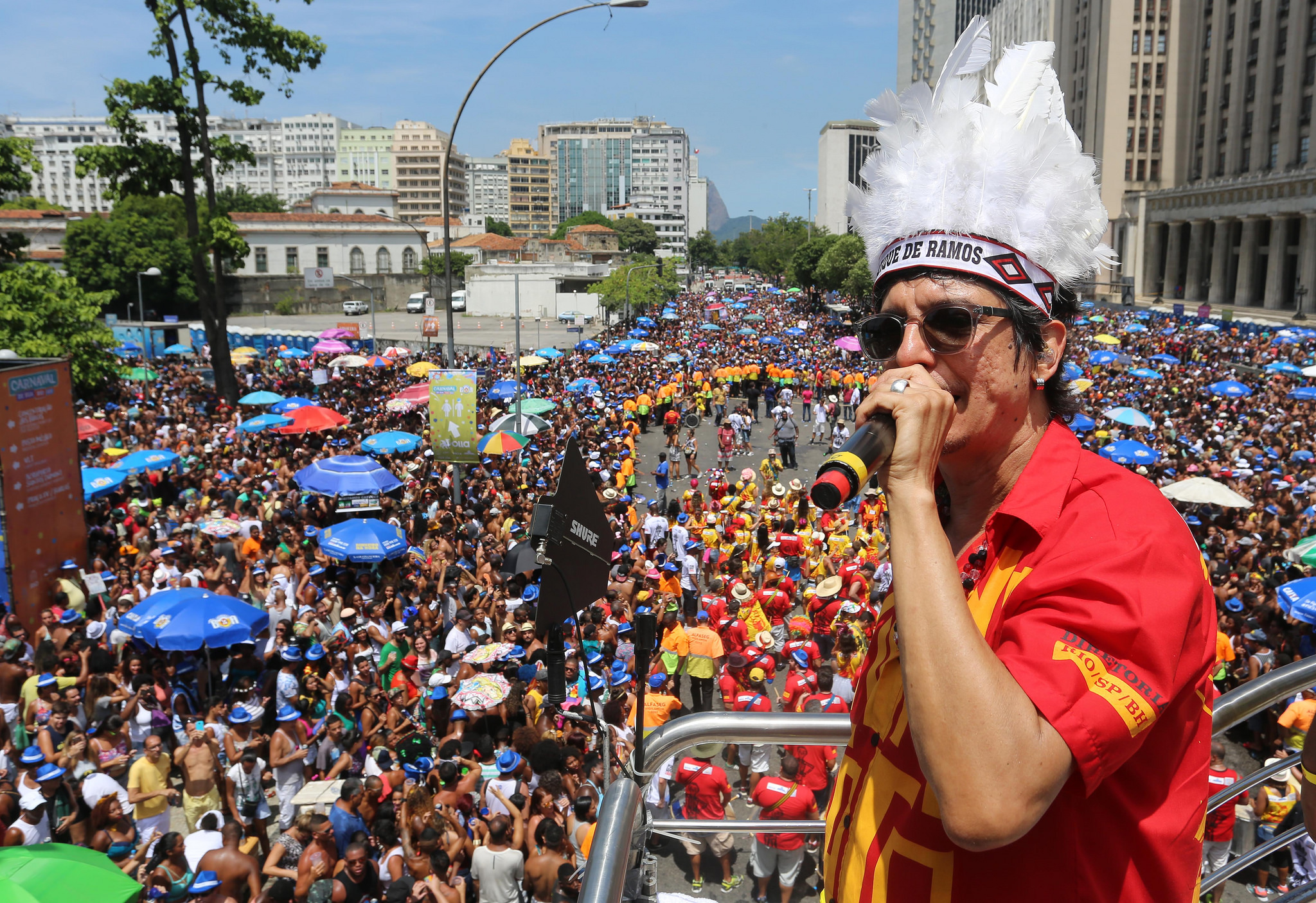 Monobloco brought 400,000 revelers to celebrate on Rio's 2017 post-Carnival bloco in Centro, Rio de Janeiro, Brazil, Brazil News