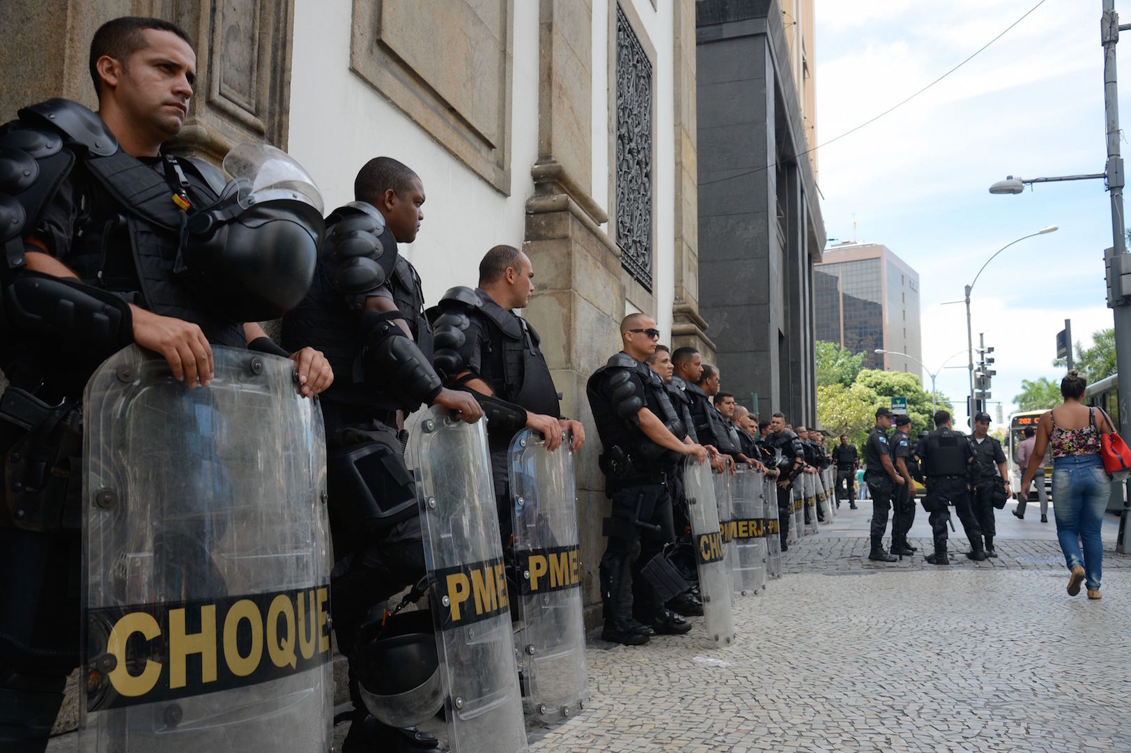 Brazil, Rio de Janeiro,Police confrontations in Rio have led to an increased number of violent deaths in the state in February,