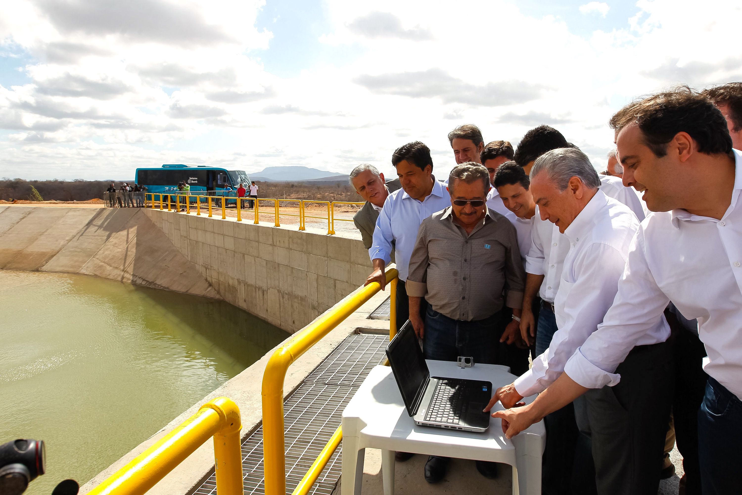 President Michel Temer at a ceremony inaugurating a station on the Rio São Francisco, Rio de Janeiro, Brazil, Brazil News