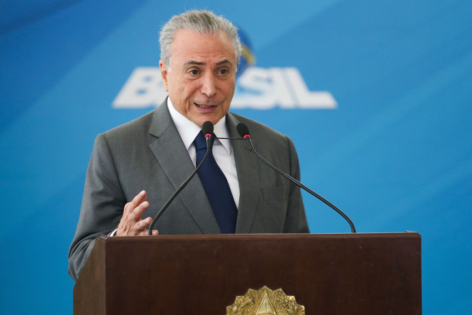 Michel Temer is accused of meeting with Odebrecht executives to discuss PMDB contribution in exchange for contracts,,