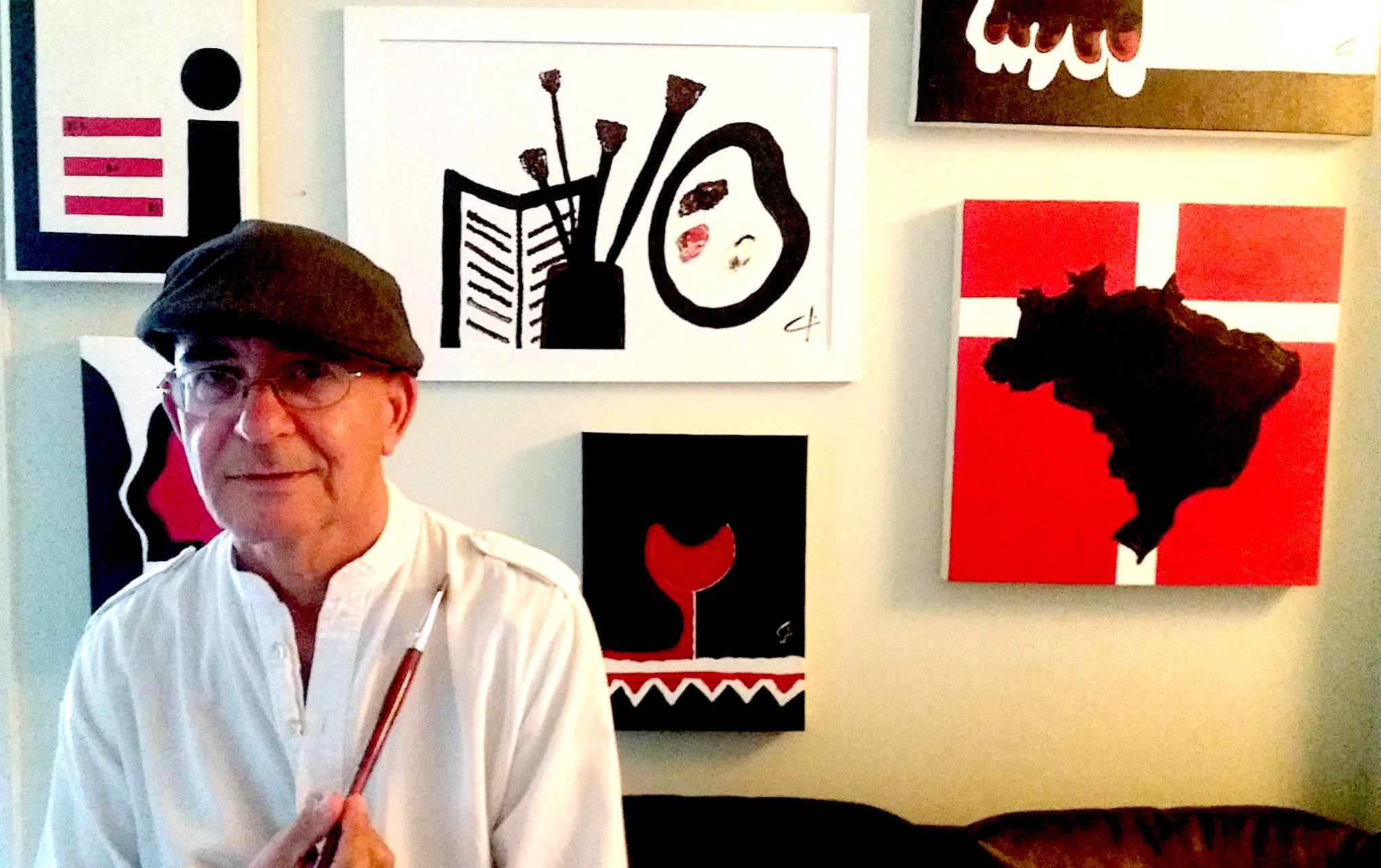 Artist Cláudio Leal Cacau, art, Museu da República, Rio de Janeiro, Brazil, Brazil News