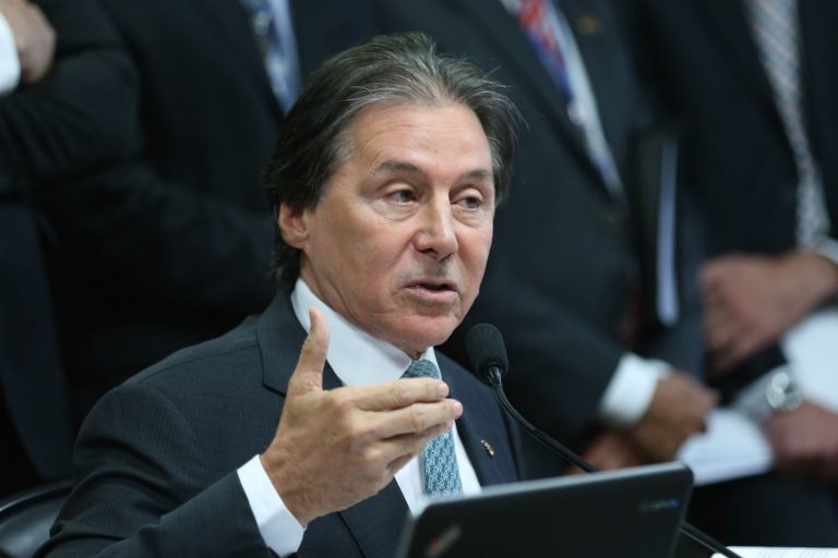 Brazil, Brasilia,Current Senate President Eunicio Oliveira is said to have received R$5 million to change bill to favor JBS