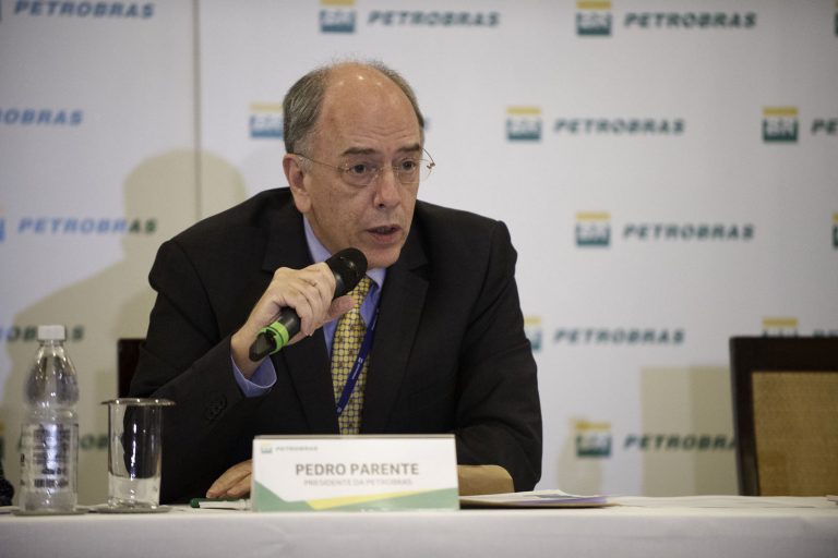 Petrobras CEO Pedro Parente resigned Friday after criticism over fuel price policies, Brazil, Rio de Janeiro.