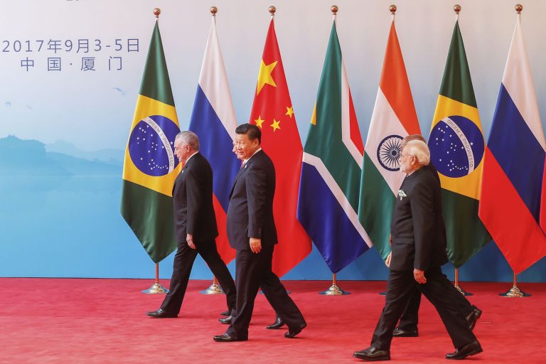 Brazil,Presidents of Brazil, Russia, India, China and South Africa meet at the 9th BRIiCS summit in China