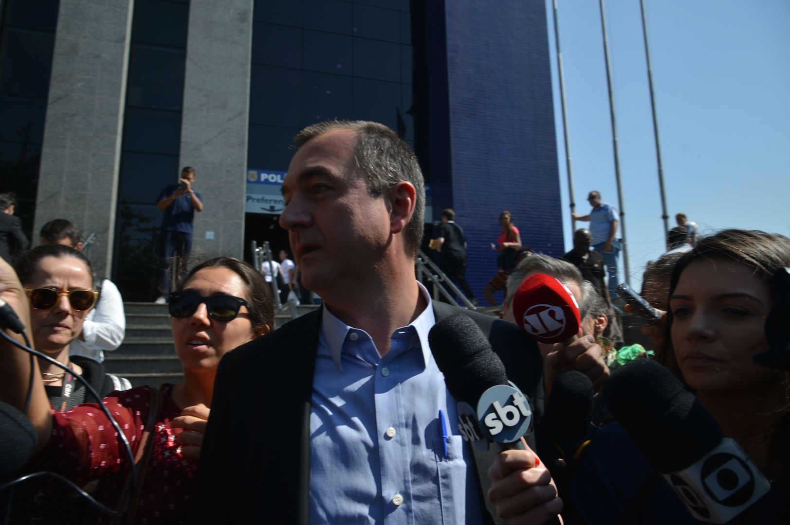 Brazil, São Paulo,Joesley Batista, leaves prosecutor's office after testimony in August 2017.