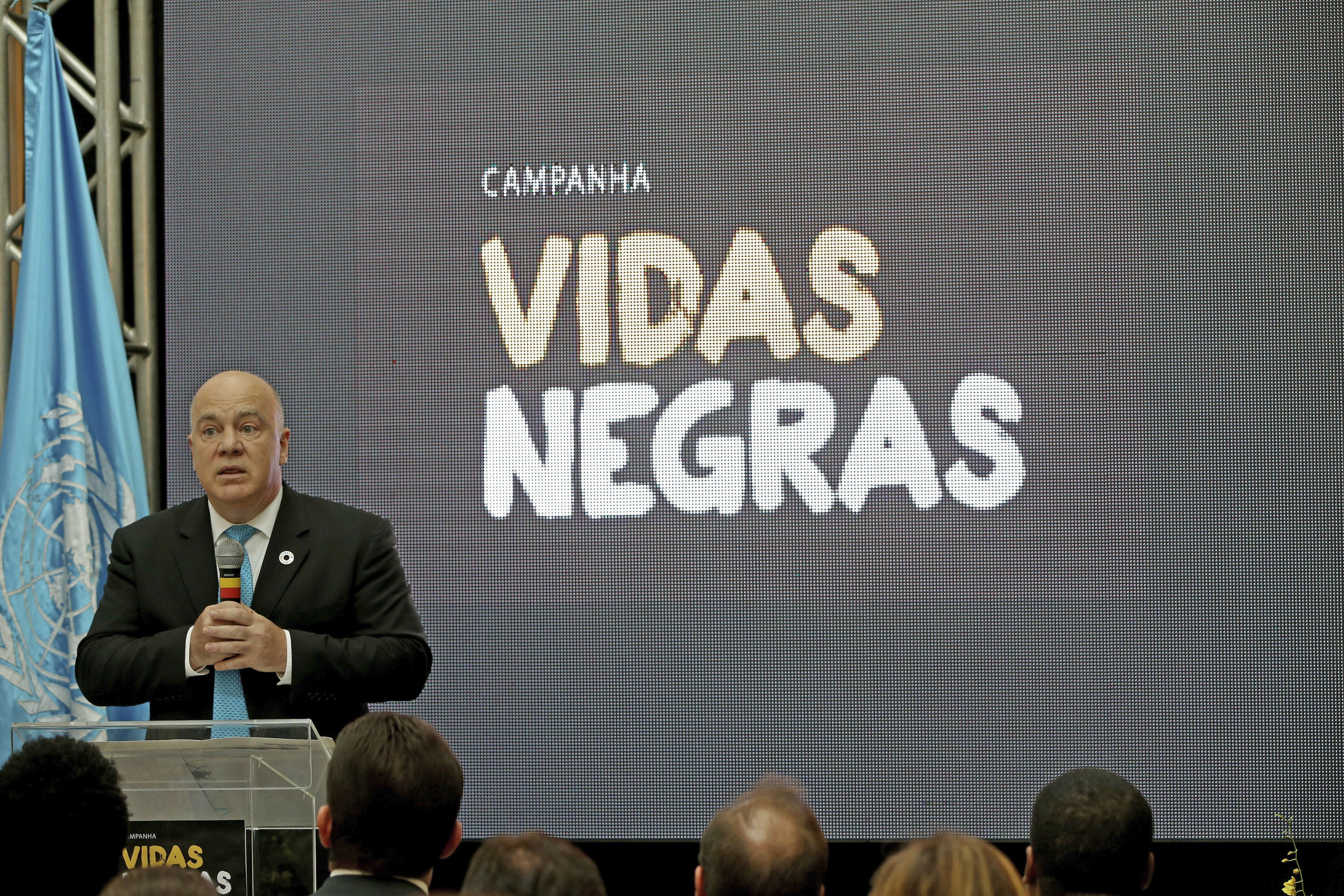 Brazil,U.N. representative launches campaign to combat violence against black youths in Brazil, photo by Wilson Dias/AgBr.
