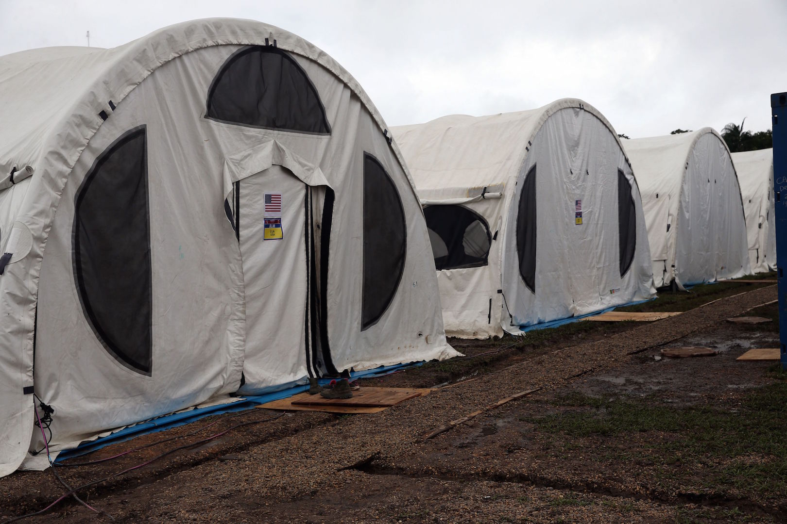 Brazil, Amazon,Barracks where foreign soldiers, including those from the U.S., will spend the week during AmazonLog17 military exercises in the Amazon Region,