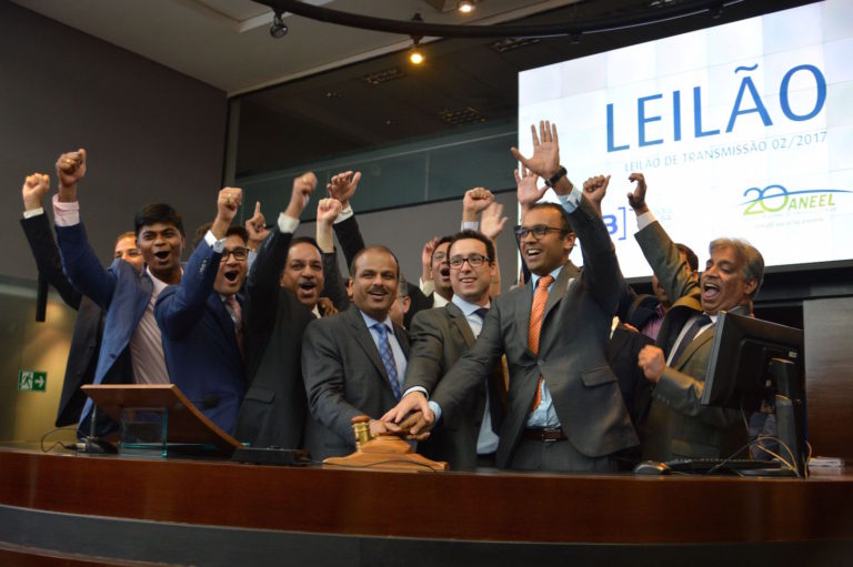 Brazil, São Paulo,Brazil's Aneel auctions off energy transmission lines at the stock market,