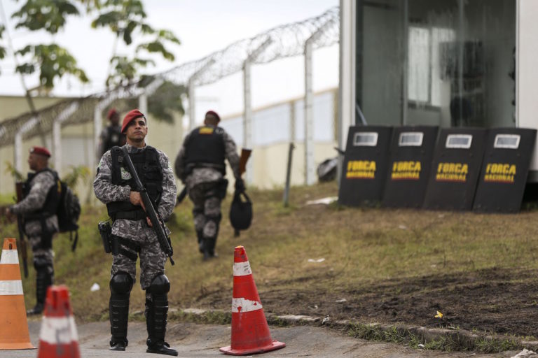 Brazil,Brazil's National Force has been patrolling some of Amazonas state's prisons since the beginning of the year,