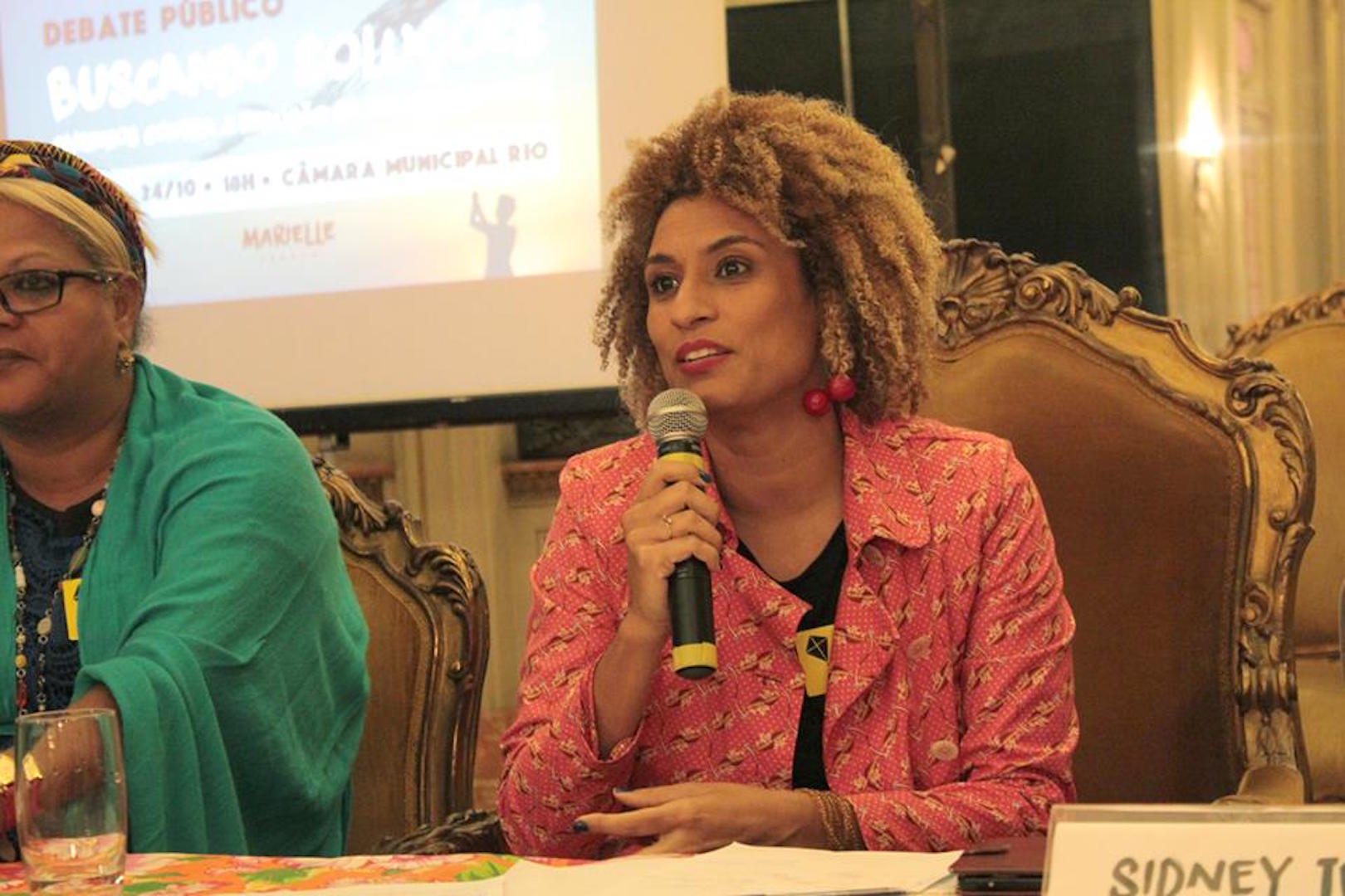 Brazil, Rio de Janeiro,Councilwoman Marielle Franco was killed on Wednesday night in the center of Rio de Janeiro