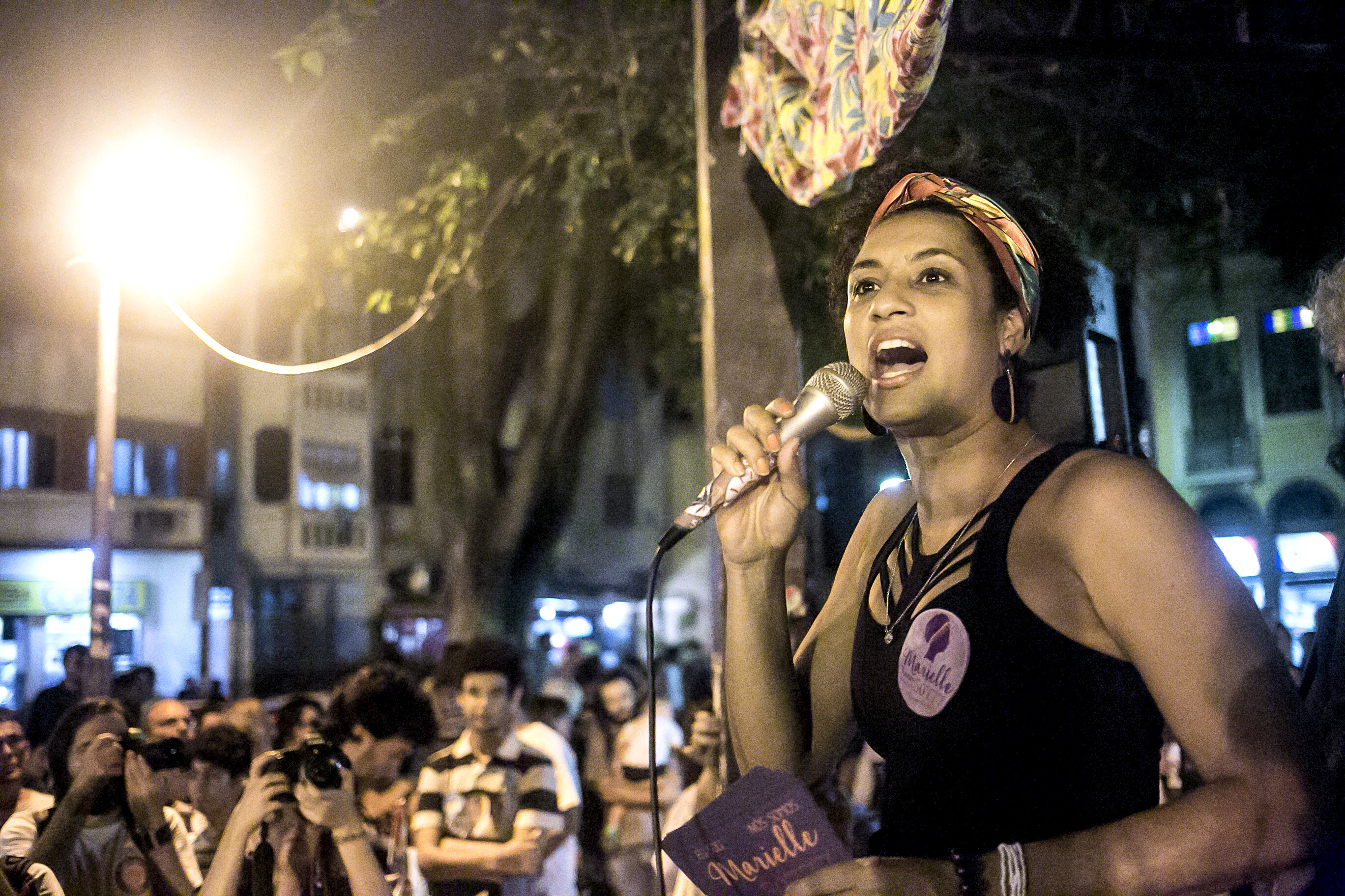 Marielle Franco speaking at a campaign rally in Rio de Janeiro, Brazil, Brazil News
