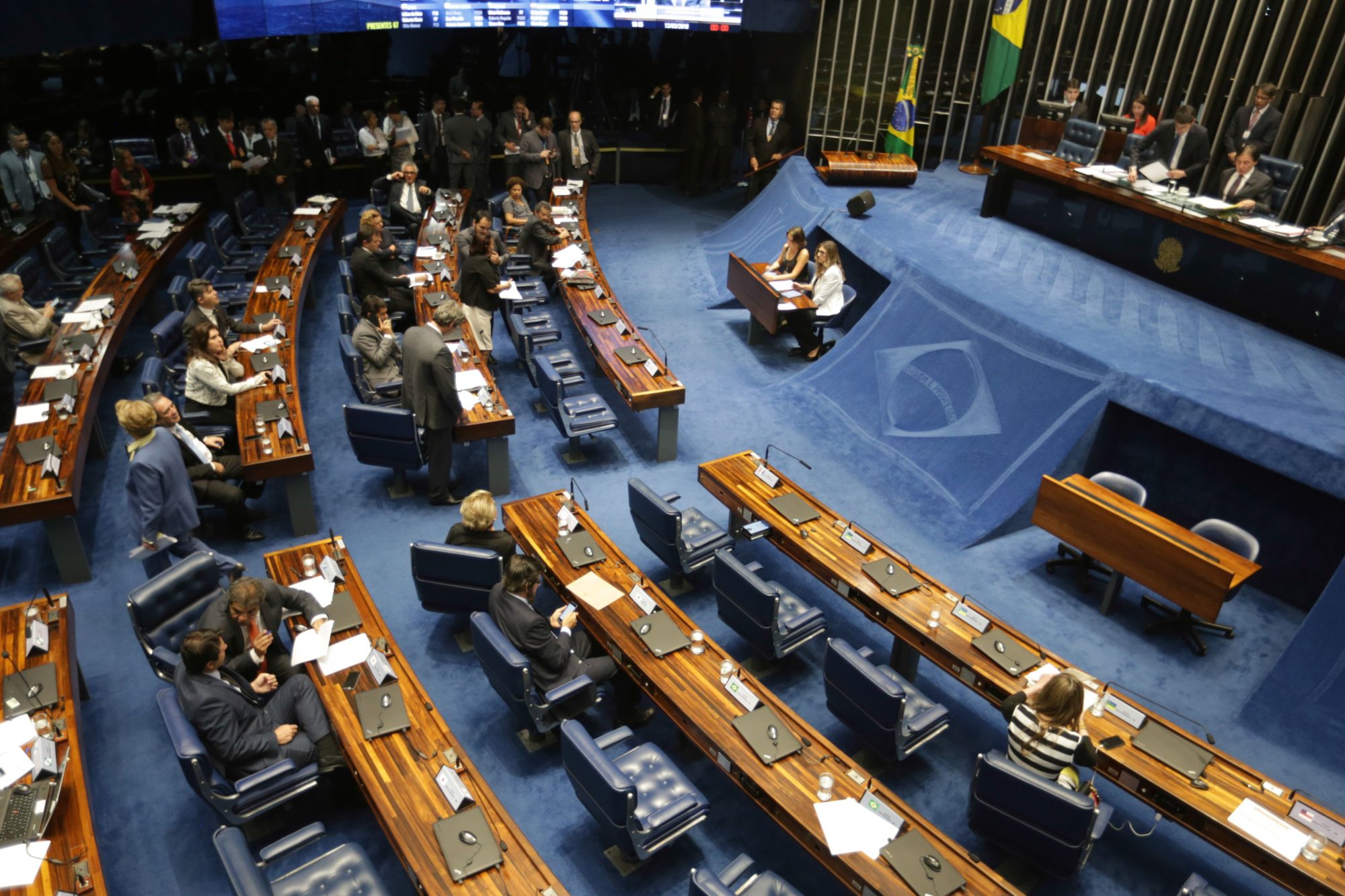 The Brazilian Senate in Brasília.