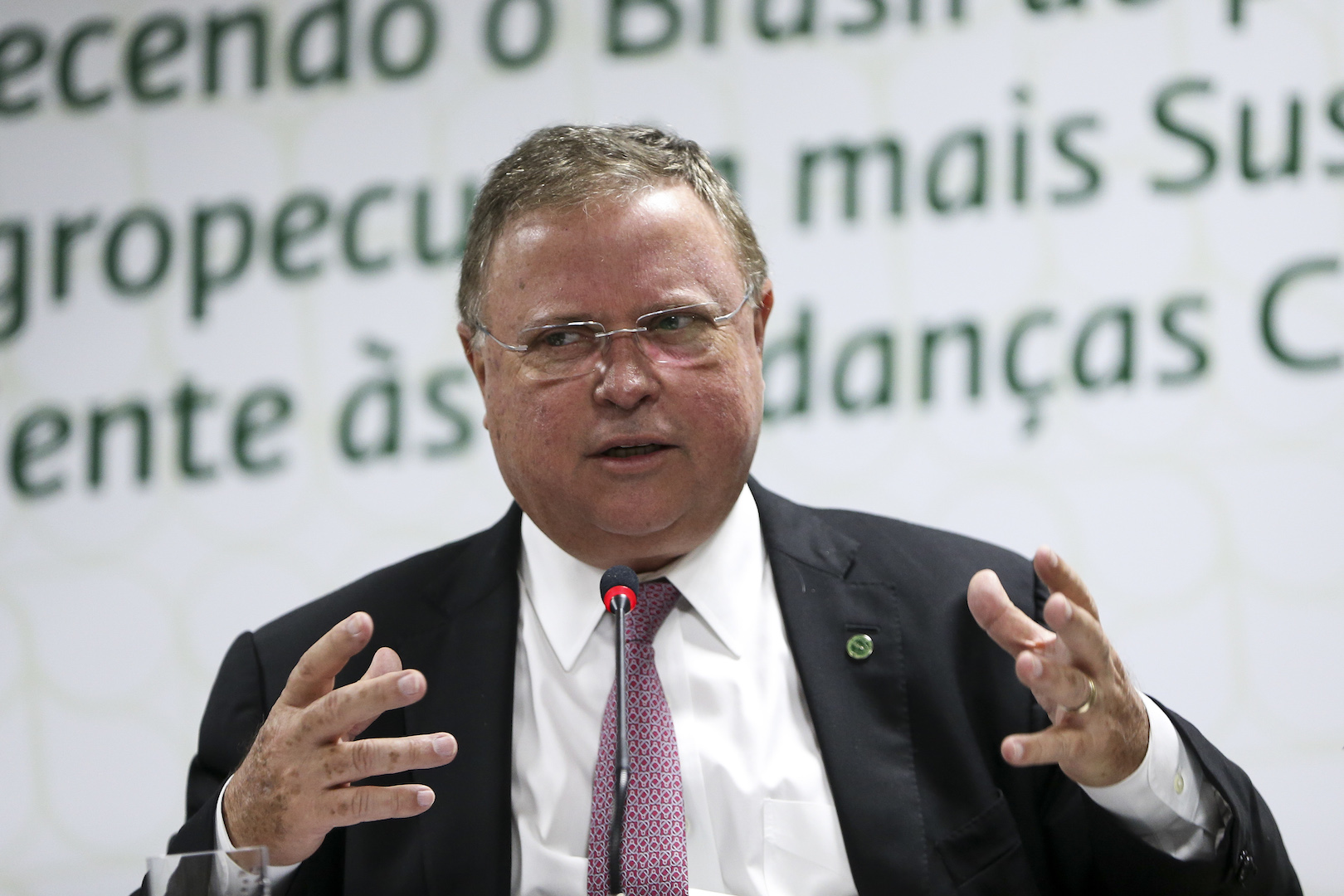 Brazil, Brasilia,Agriculture Minister Blairo Maggi says Brazil will enter a formal complaint against the EU at the WTO for the embargo,